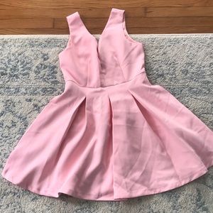 Pink/peach skater dress